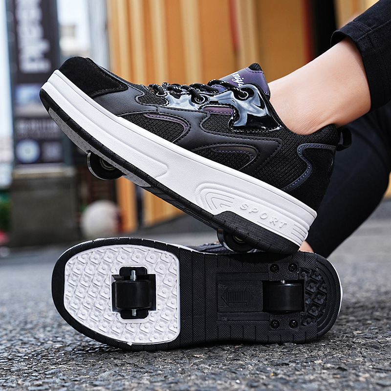 Children's dual wheel detachable skates for boys for students for…