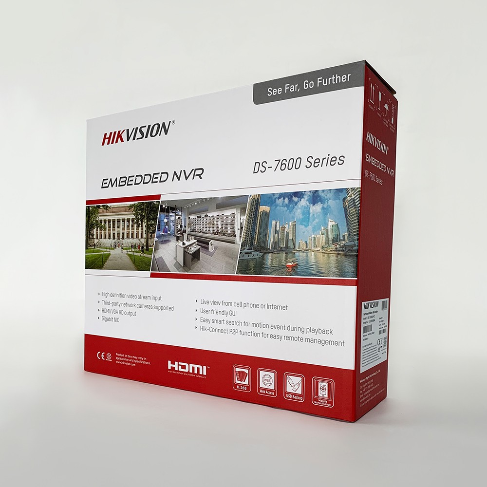 海康原装英文版DS-7616NXI-K2-16P录像机