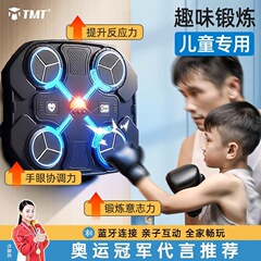 儿童蓝牙音乐拳击靶家用电子反应靶打节奏训练器解压玩具男孩礼物