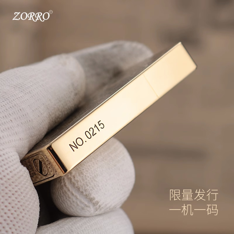 新型ゾロ ゾロ 灯油ライター 純銅彫刻 限定版 ピクシー 唐草模様 コンスタン防風 ZL8 原銅|undefined