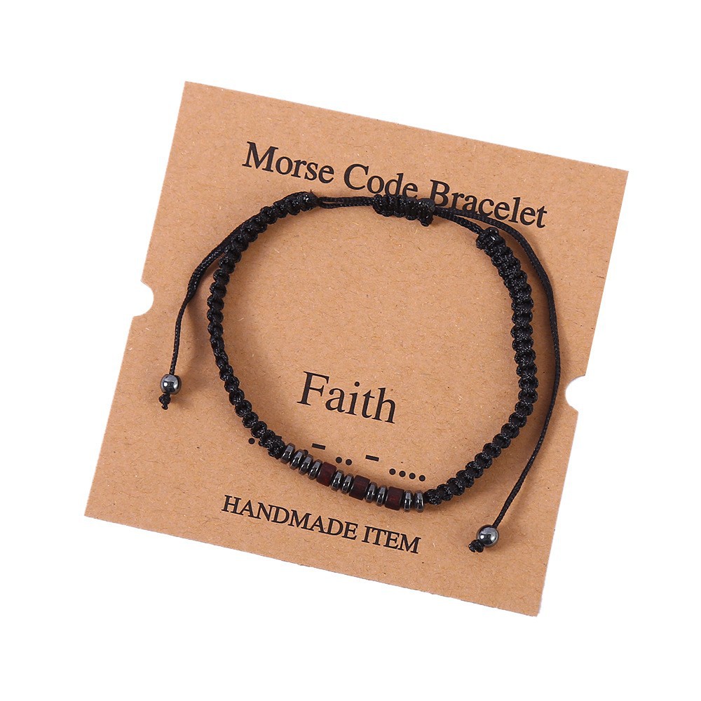 15g Weight Iron Stone Pendant Material Drawstring Bracelets Classification rope Chain Material 1 Piece Quantity Holiday, Daily Occasion rope, Iron Stone Material Geometric Pattern Unisex Gender Beaded, Braid Design Classic Style Style Classic Style Geometric Rope Iron Stone Wholesale Drawstring Bracelets 23