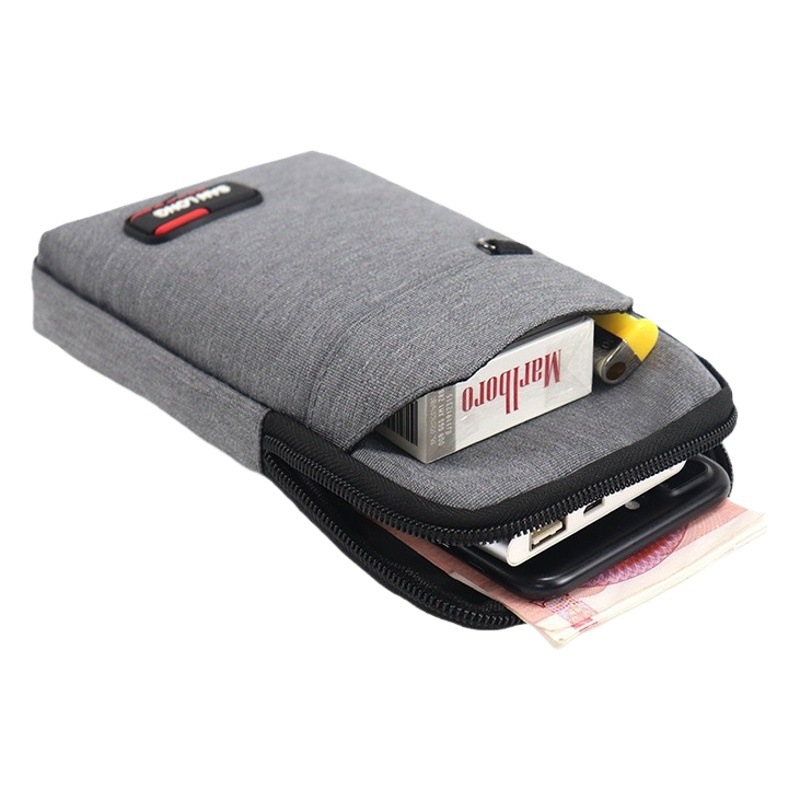 New Mobile Phone Waist Bag for Men and Women Construction Site Work Mobile Phone Case Outdoor Sports Wear-Resistant Multi-Functional Small Cross-Body Backpack