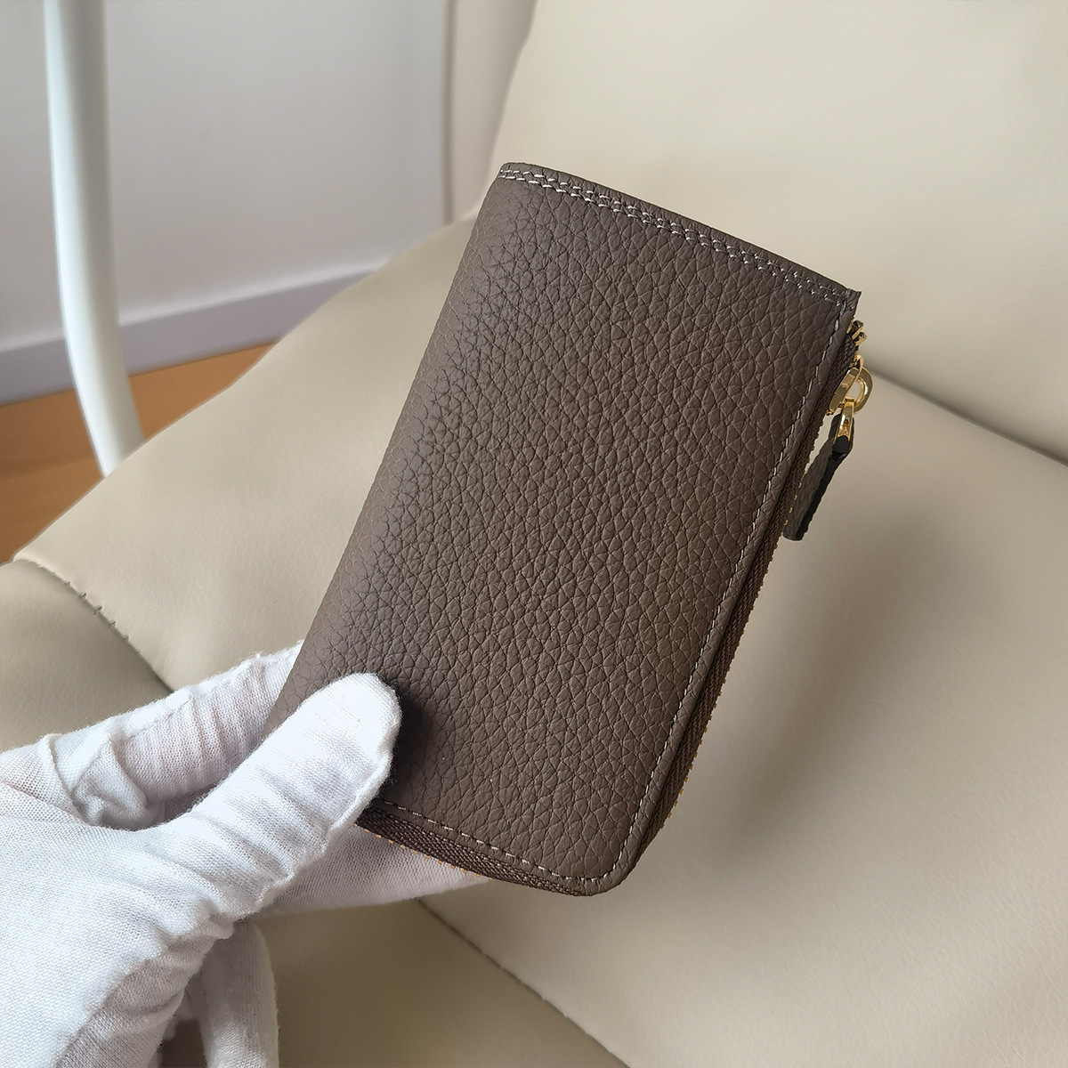 本革キーバッグTOGO牛革男女通用本革車キーバッグソフトレザージッパーバッグ小銭入れ収納バッグ