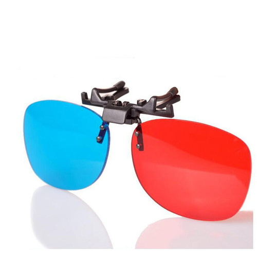 3D glasses for nearsightedness with red and blue 3D stereoscopic glasses, ordinary computer TV mobile projector audio-visual clips
