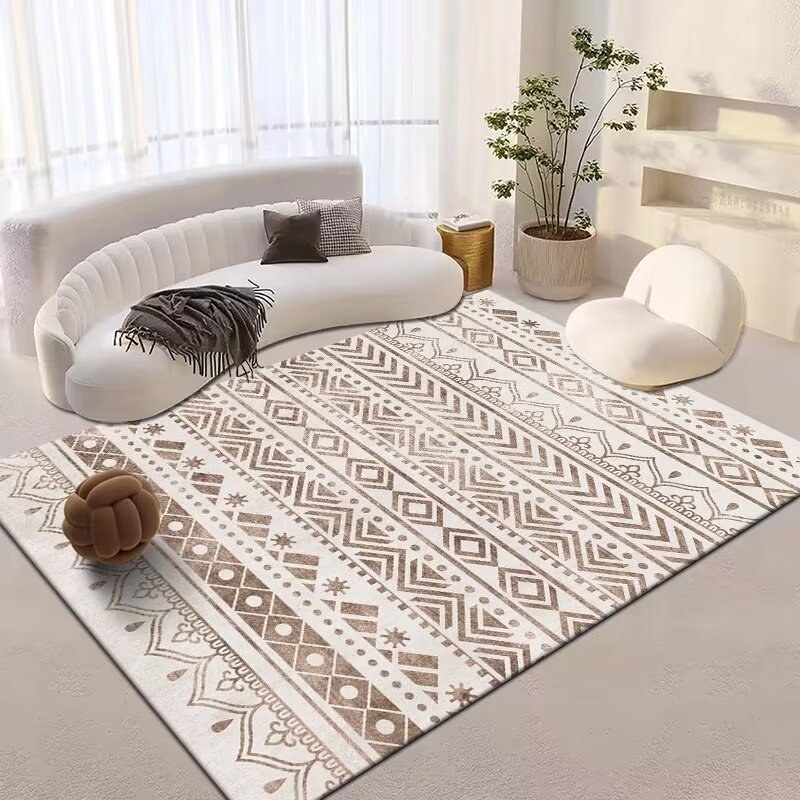 Vintage Boho Teppich Für Wohnzimmer, Hochwertiger Berber Teppich_voghion.com