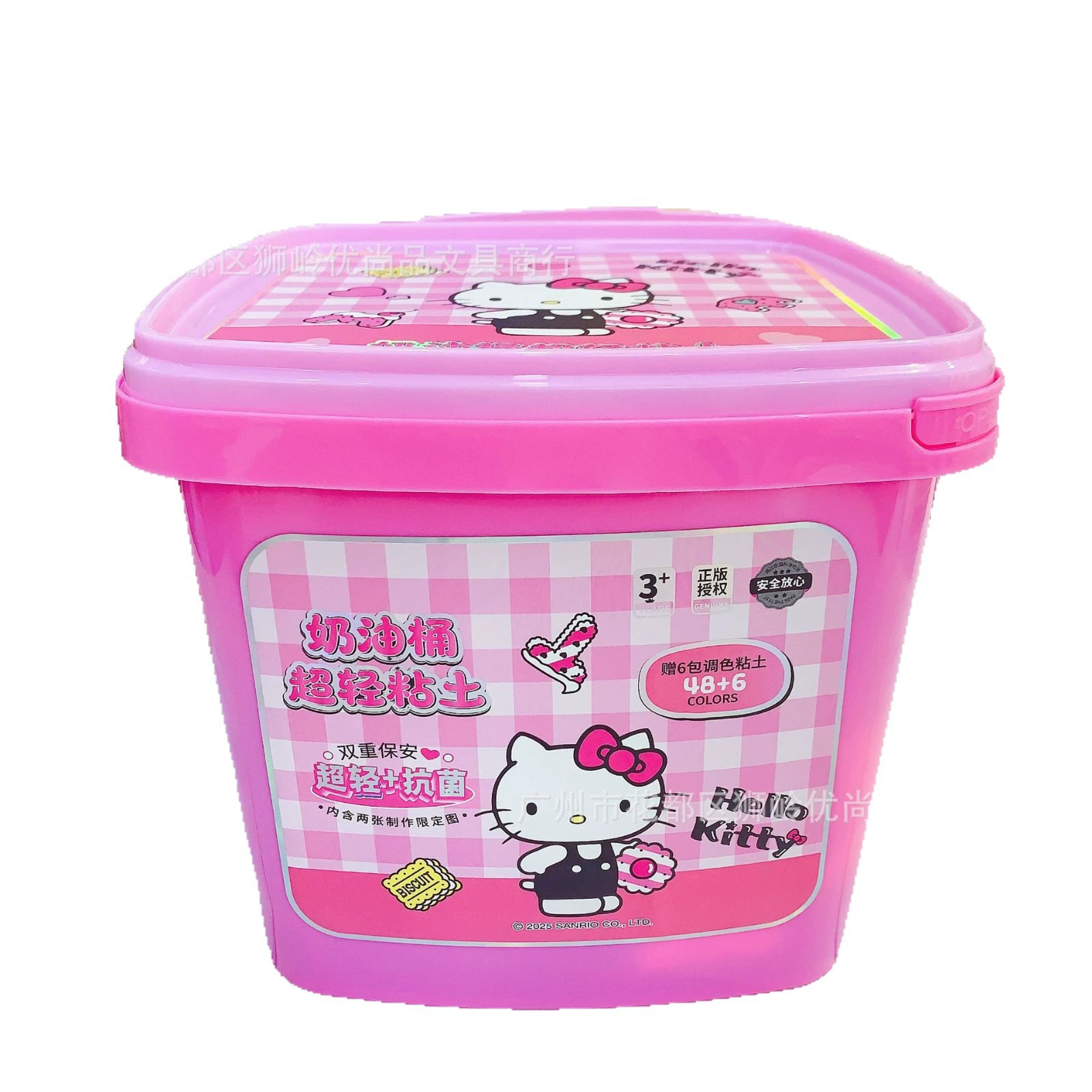 Hello Kitty, креативная мультяшная ультралегкая антимикробная глиняная каша для детей, детский набор, новая коллекция, 48 цветов, креативный подарок