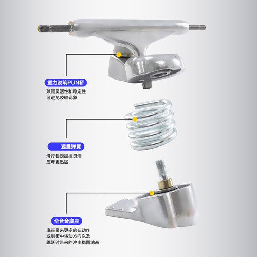 32-inch land surfing board without pedals, S5 spring steering bridge, street surfing, beginner surfing cat board, practice board