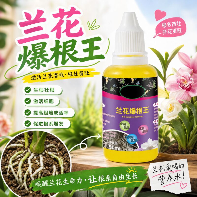 Orchid Root-Stimulating Nutrient Solution for Promoting Root Growth, Strengthening Roots, Preventing Root Rot, Suitable for Phalaenopsis and Dendrobium Potted Plants Orchid Root-Stimulating Nutrient Solution for Promoting Root Growth, Strengthening Roots, Preventing Root Rot, Suitable for Phalaenopsis and Dendrobium Potted Plants