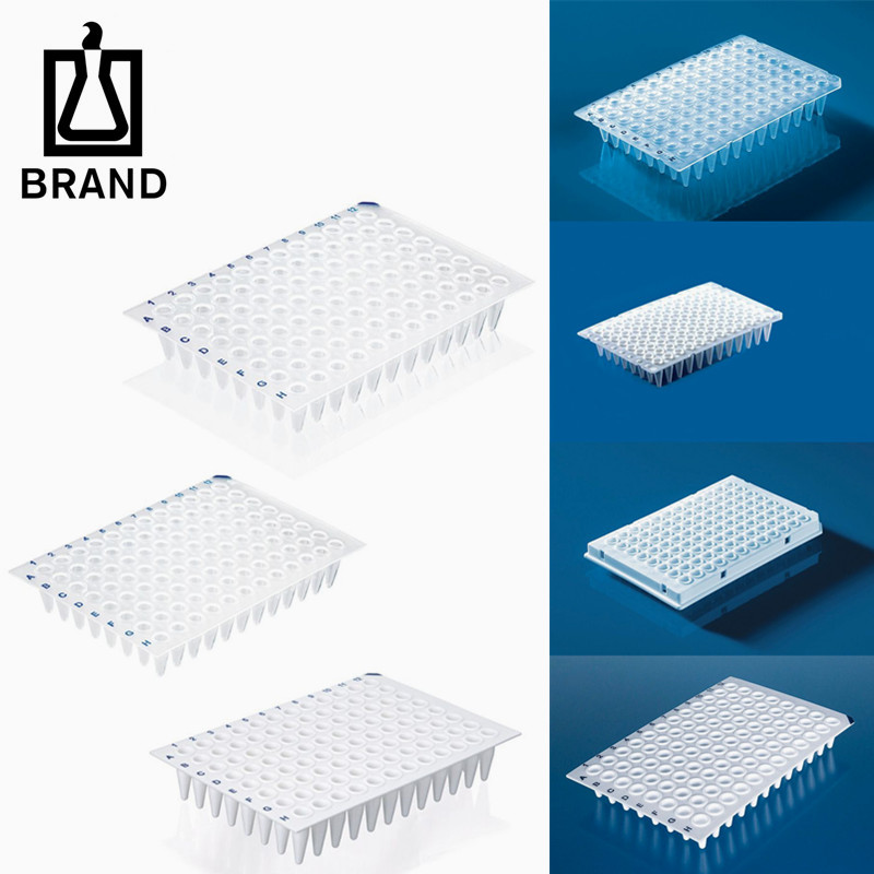 BRAND/普兰德PCR板96孔半裙边/无裙边PP材质0.15ml/0.2ml孔容量