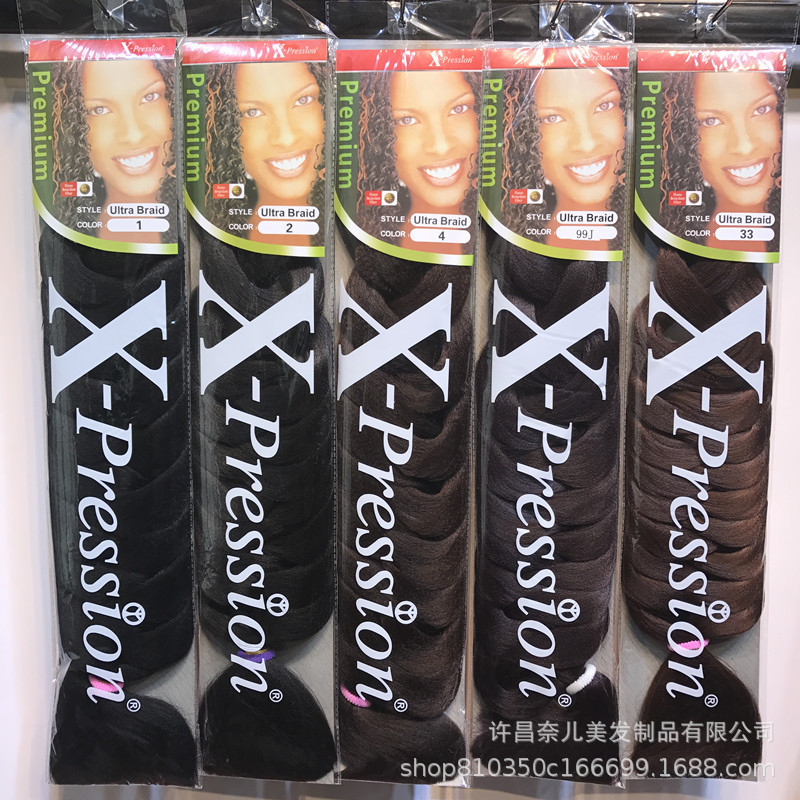 XP extensiones de cabello Presión trenza grande africana peluca africana trenza sucia reggae hip hop boxeo trenza