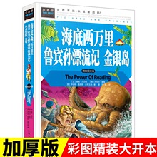 正版包邮常春藤系列/海底两万里鲁宾孙漂流记金银岛 (精致图文）