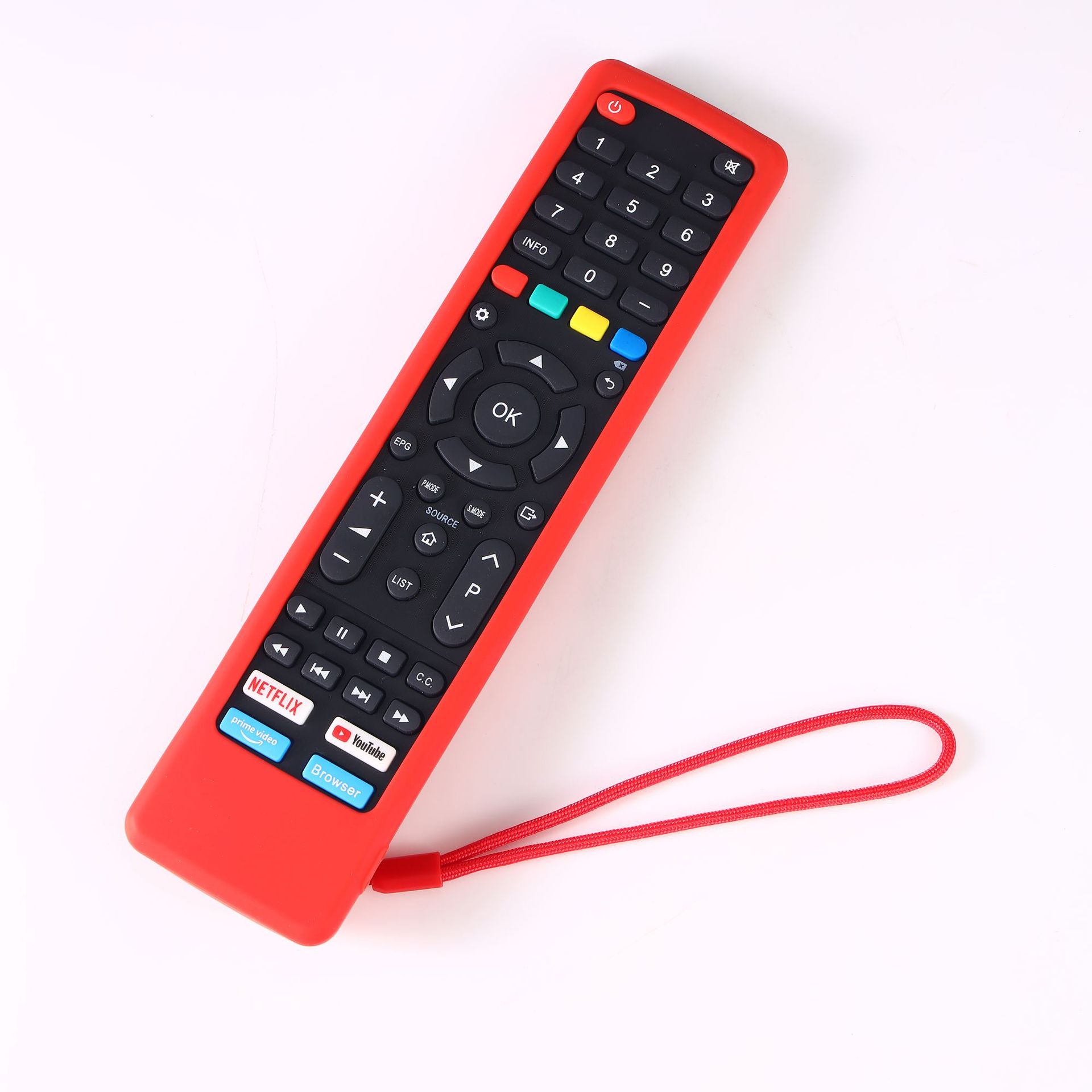 Aplicable a REMOTE AIWA TV comercio exterior Inglés control remoto cubierta de silicona cubierta de silicona gruesa contra caídas cubierta de silicona image 4