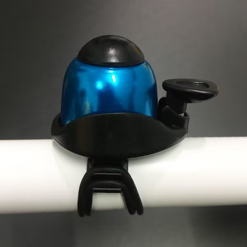 Timbre de bicicleta, timbre compacto, timbre de anillo de goma para bicicleta de montaña, timbre de banda de goma, timbre de cubierta de aluminio