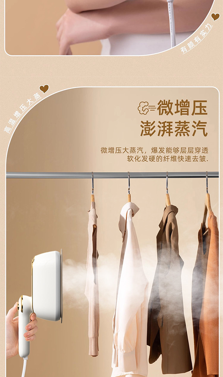 Zhigao handheld steamer, ceramic plate, high power