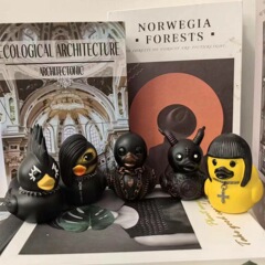 Duckieville Duckサタンアヒルパンクアヒル死ロックアヒルヴァレンティナ夫人アヒル殺マットアヒル