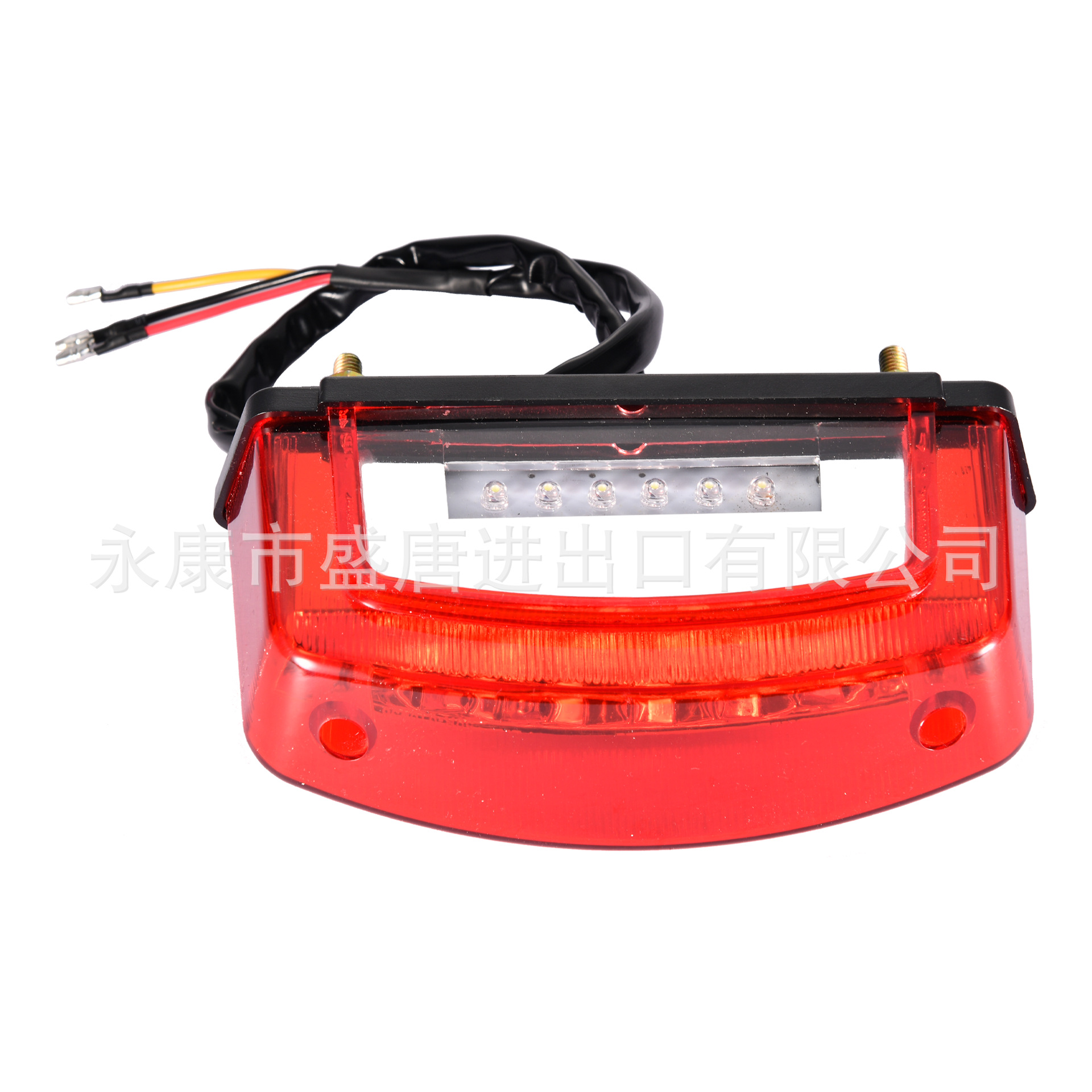 Motorcycle Plastic Tail Light Indicator Brake Indicator Rear Bulb Red Suitable for Scooters All-Terrain Vehicles Night Vision