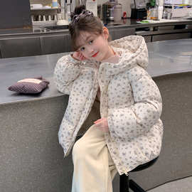 女童棉服冬季儿童棉袄加厚2025新款棉衣女孩冬装中大童超好看外套