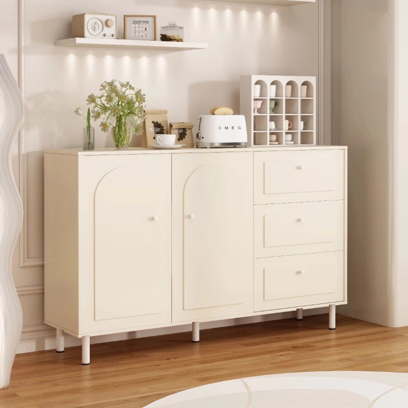 Mueble de cajones Mueble de comedor Mueble de almacenamiento de dormitorio Mueble de televisión Mueble de borde pequeño Mueble de almacenamiento de cola de cama contra la pared Mueble de almacenamiento Mueble de cinco cajones