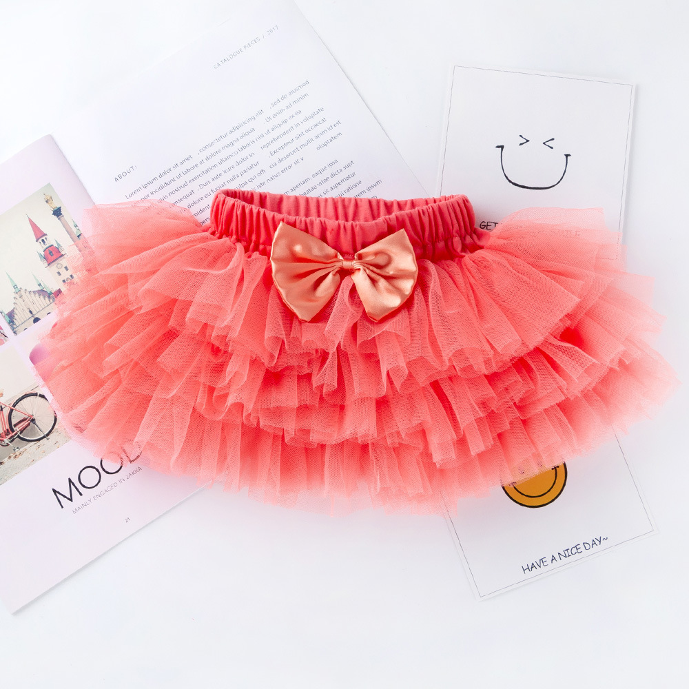 Benafique 2022 nuevo bebé verano vestido de color sólido vestido de seis capas 0 - 2 años vestido infantil vestido infantil