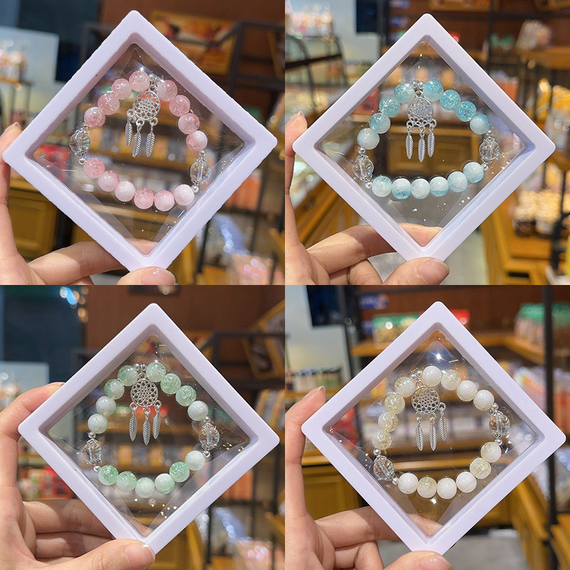 Dream Catcher Crystal Bracelet Wholesale Student Beaded Bracelet Milk Cover Super Fairy Niche Design to Send Girlfriend Hand Jewelry Dream Catcher Crystal Bracelet Wholesale Student Beaded Bracelet Milk Cover Super Fairy Niche Design to Send Girlfriend Hand Jewelry