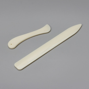 Cream-like cow bone shaping bone shaping trimming device pressing line sealing DIY leather tool bone color origami knife