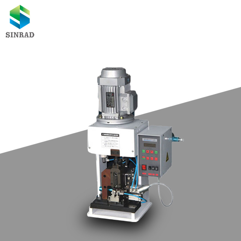 护套线剥打机直式连带剥皮打端子机气动剥皮机连剥带打端子机