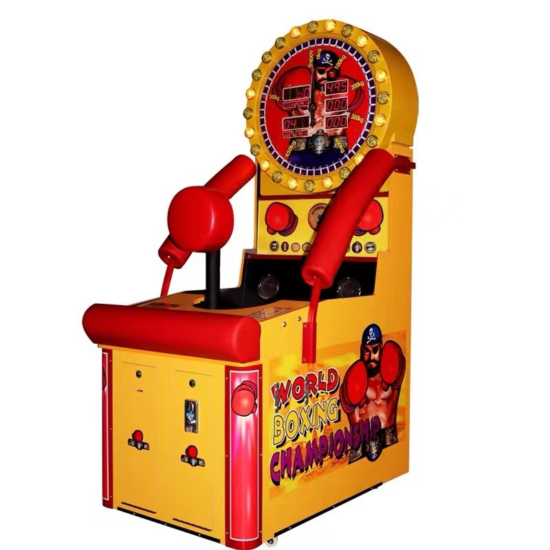 Máquina de Juego Operada con Monedas, Máquina de Boxeo para Adultos, Medidor de Fuerza de Puñetazo de Dragón, Máquina de Arcade de Boxeo, Máquina de Boxeo de Campeonato, Máquina para Aliviar el Estrés