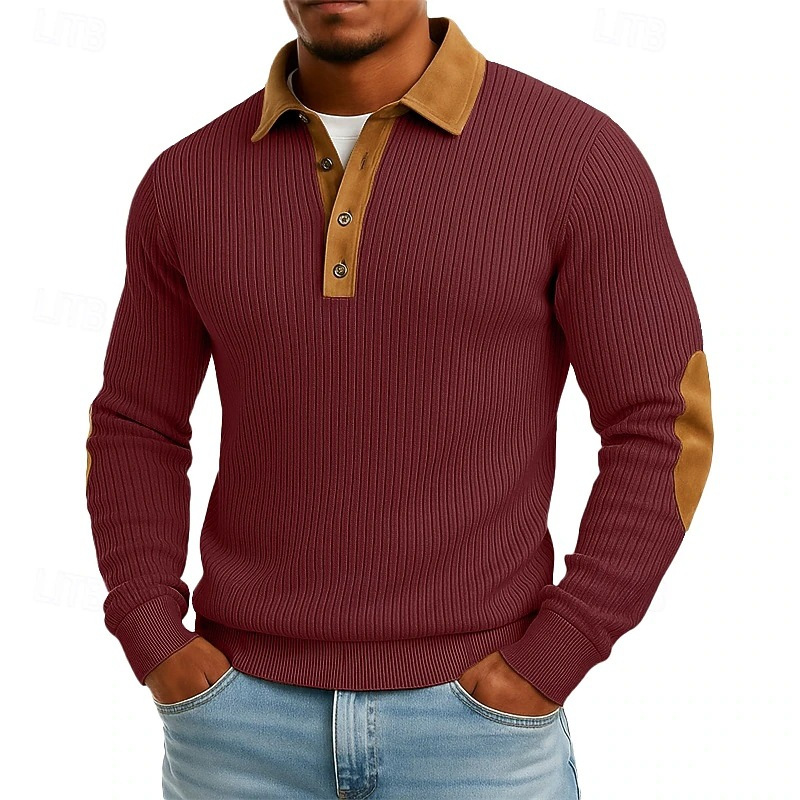New Autumn And Winter Cross-border Best-selling Men's Outdoor Jacket, Corduroy Casual Turn-down Collar_voghion.com
