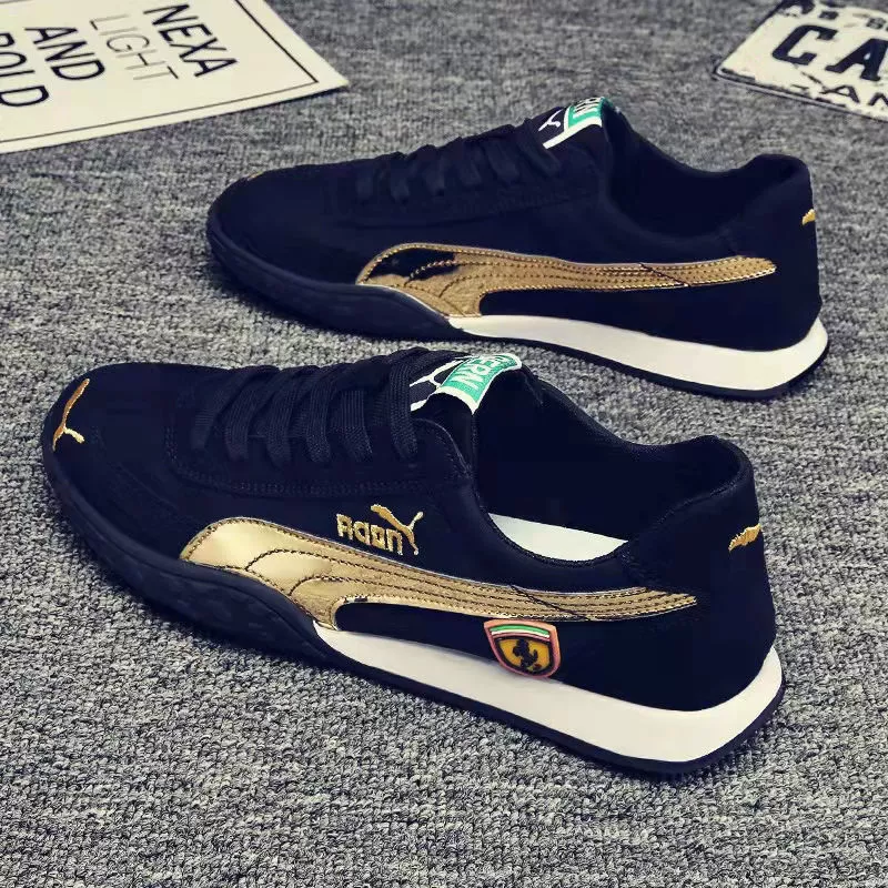 Breathable fashionable casual footwear for leisure, men's sports shoes, trend of season, Korean style, wholesale