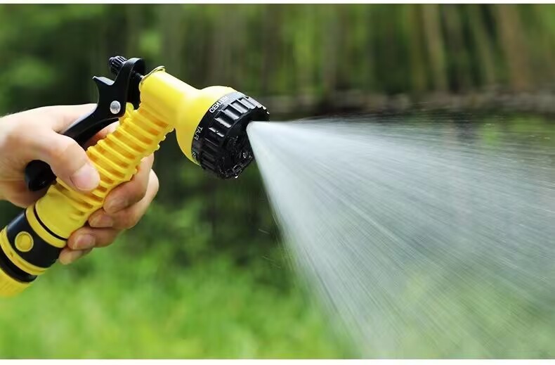 High Pressure Courtyard Water Gun Nozzle Household Car Washing Balcony Watering Artifact Water Pipe Spray Gun Hose Multifunctional Washing