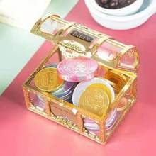 意大利艾達的世界牛奶巧克力金銀小寶箱甲殼蟲紅寶石巧克力禮盒