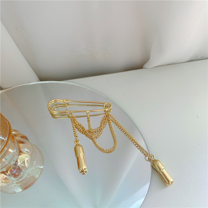 Korean Fashion  Metal Chain  Brooch display picture 4