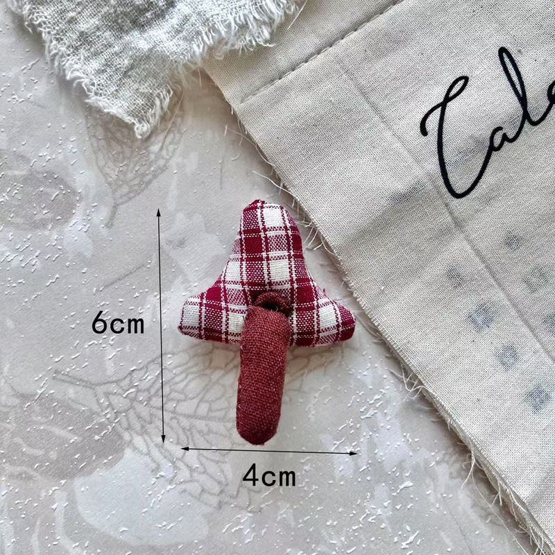 圣诞节卡通布艺充棉饰品配件可爱雪人圣诞树发夹diy配件辅料批发|undefined