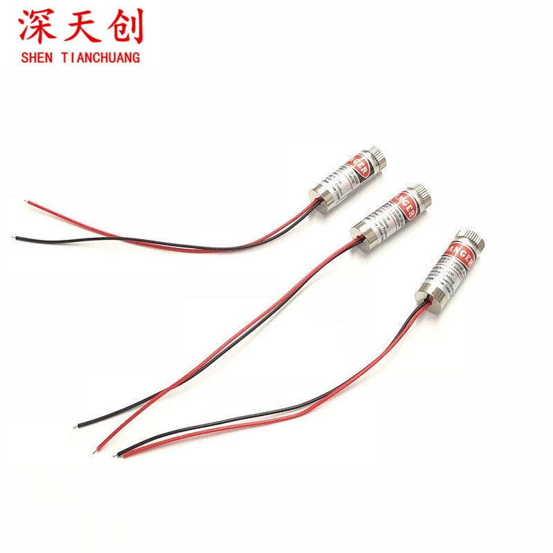 Лазерная головка Лазерная лазерная трубка лазерный модуль 5 мВт Красный Крест монограммы. Точечная лазерная головка