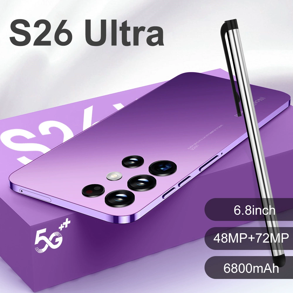 Смартфон S26 Ultra (16+1Т) — 6.8" 5G, 6800 мАч, многоцветный/различные цвета