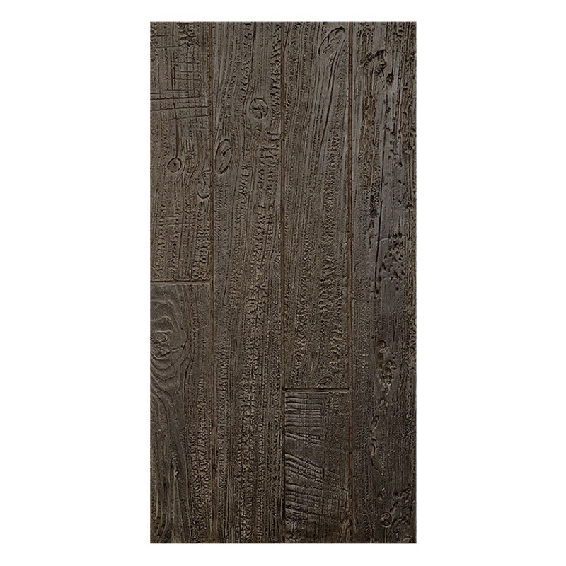 Pu imitación madera podrida mar madera podrida tablero decorativo Villa pared exterior interior y exterior pared de fondo retro piedra cuero imitación cultura madera grano trabajador