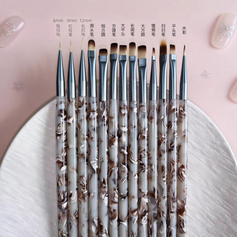 New Nail Art Pen Tool for Line Drawing, Painting, Sculpting, Outlining, Flower Drawing, Phototherapy, and Gradient Functions