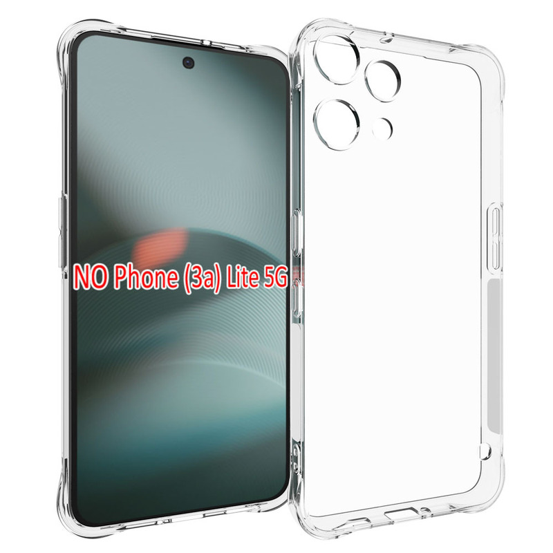 Suitable for Nothing Phone 3A Lite 5g Fine Hole Anti-Drop Matte Edge Tpu Phone Case 1.5mm Thick