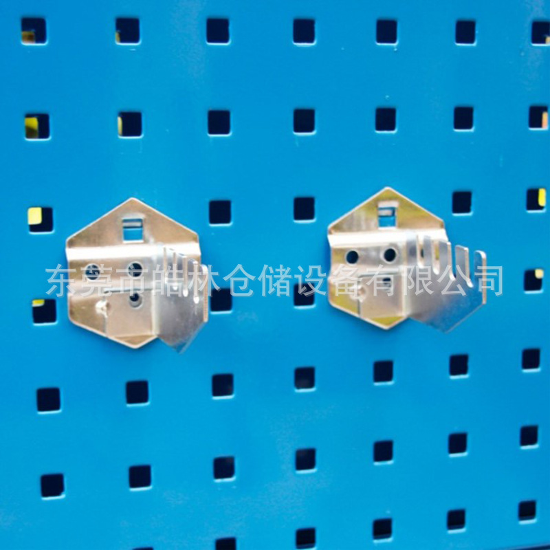 皓林工具挂钩钢锯锯齿挂钩方孔挂板挂钩物料展示工具架五金挂钩