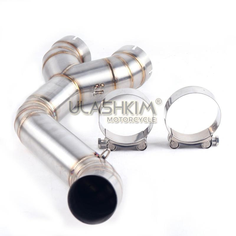 Motorcycle Sports Car Modified Exhaust Suitable for Bmw S1000Rr 304 Stainless Steel Mid-Section Exhaust Pipe
