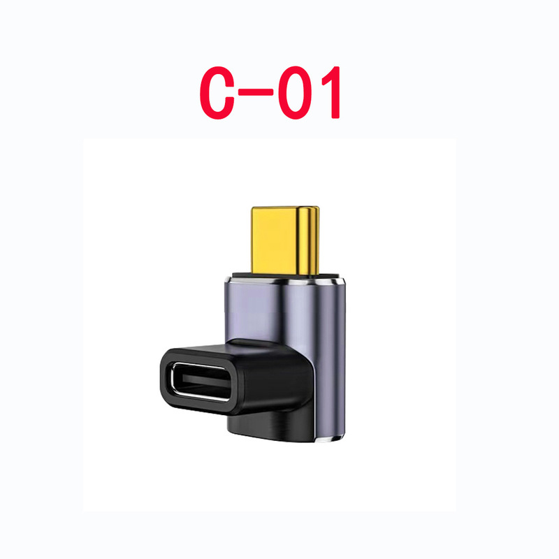 Type cアダプタusb 3.1アダプタ雷インターフェイス磁気プラグ公転母延長エルボ|undefined