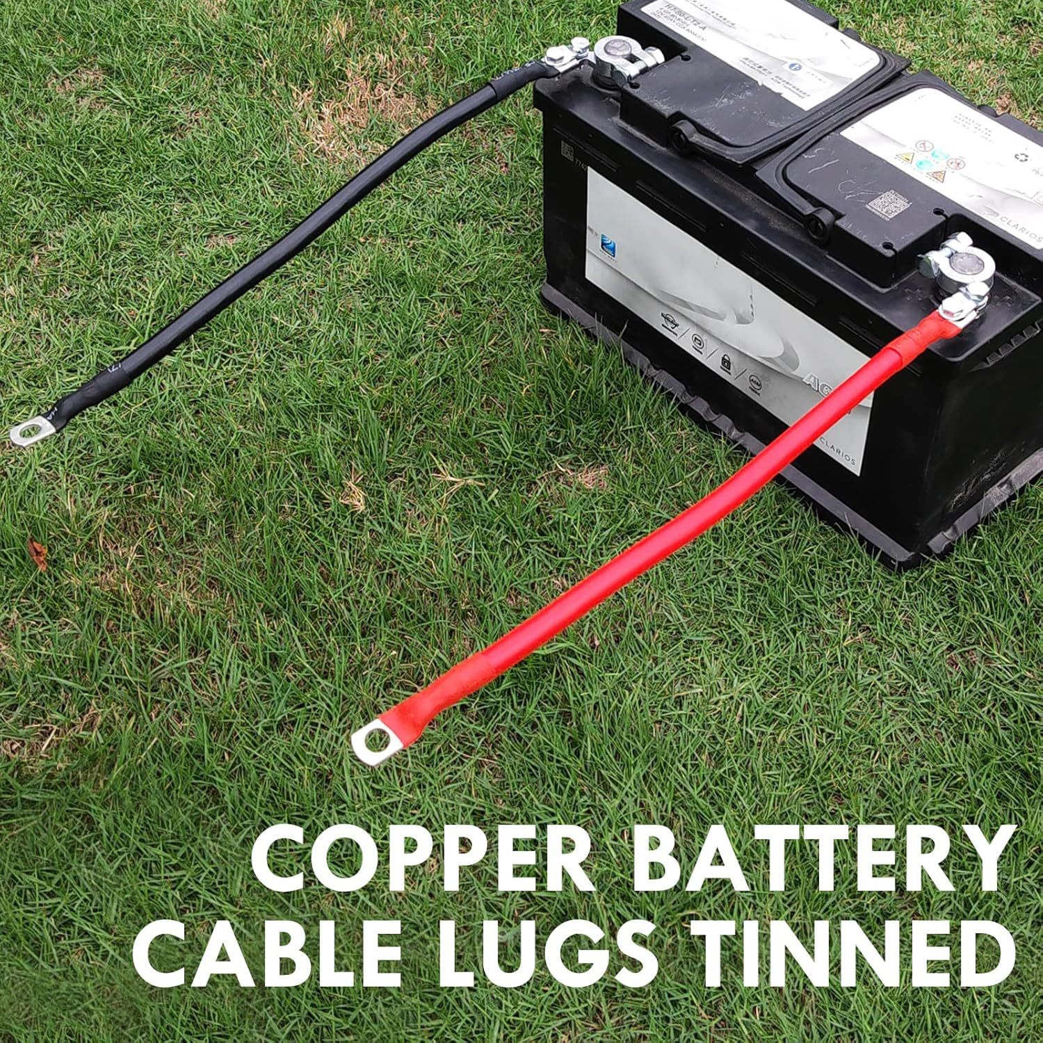 2Awg with Terminal Convex Ear Pure Copper Grounding Wire and Live Wire Custom Solar Battery Connection Wire Battery Wire