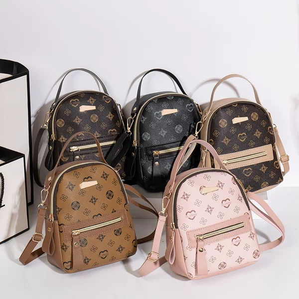 2023 New Korean Style Ladies Bag Fashion Casual Flower Shoulder Bag Shoulder Bag Daily Casual Small Backpack