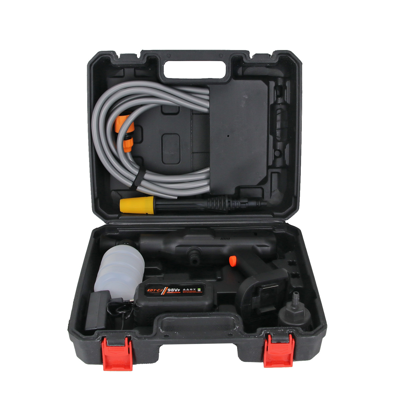 Cross-Border Hot Wireless High-Voltage Lithium Battery Car Washing Machine Brushless High-Power Motor Car Washing Water Gun Vegetable Watering Cleaning Machine