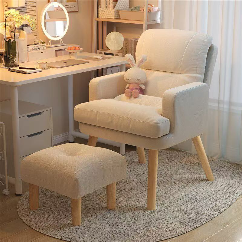 Lazy Sofa Home Computer Chair Comfortable for Long Sitting Office Girls' Bedroom Dormitory Small Sofa Chair Single Sofa Lazy Sofa Home Computer Chair Comfortable for Long Sitting Office Girls' Bedroom Dormitory Small Sofa Chair Single Sofa