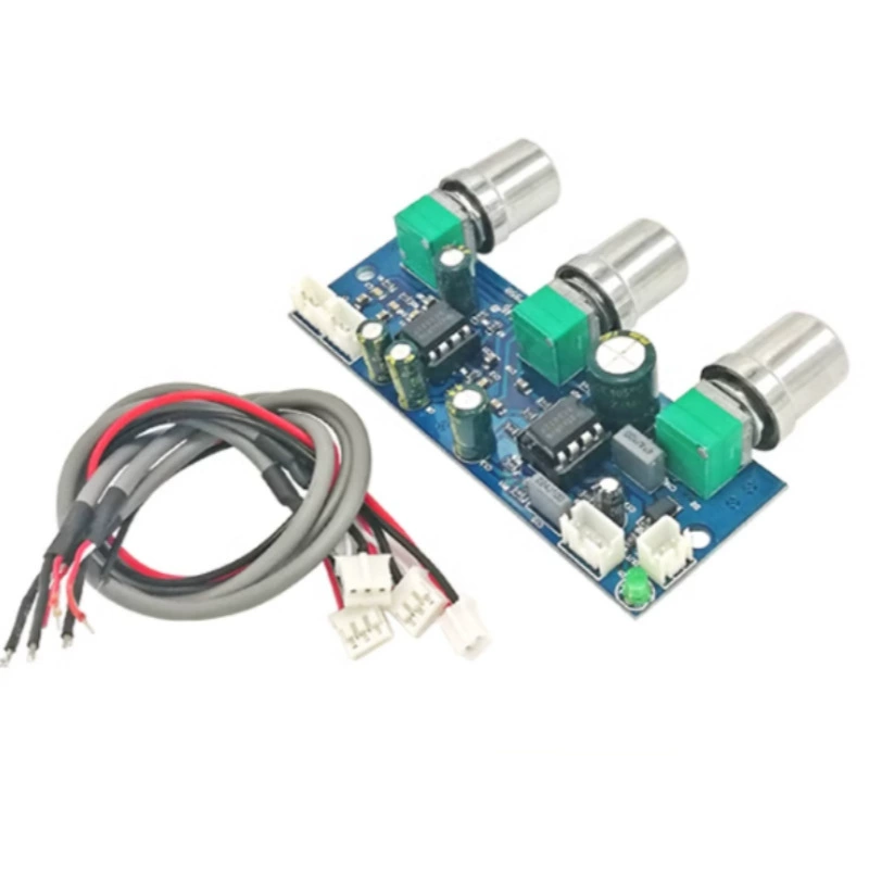 NE5532 передняя доска для регулировки звука нижний проход для фильтра 2.1 канальный ультра-бас одиночный DC10-24V питания