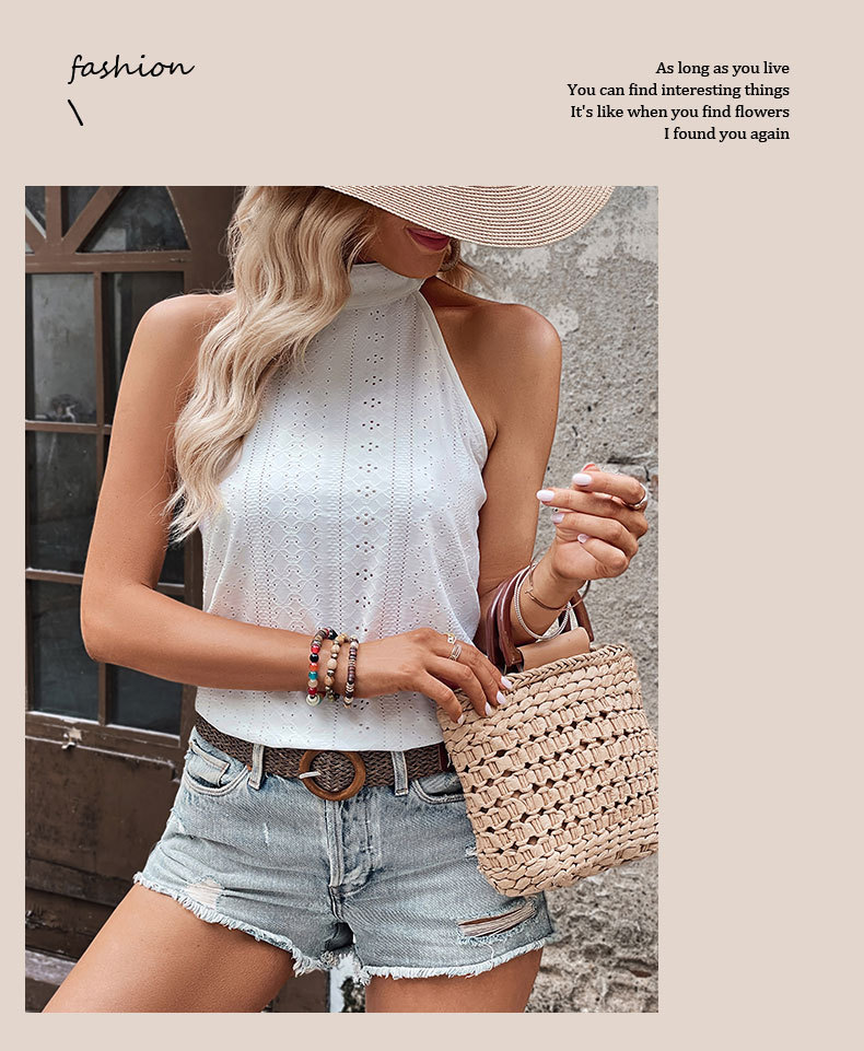 Camicie senza maniche con scollo all'americana e gilet in tinta unita_voghion.com