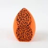 Leopard print three-cut orange