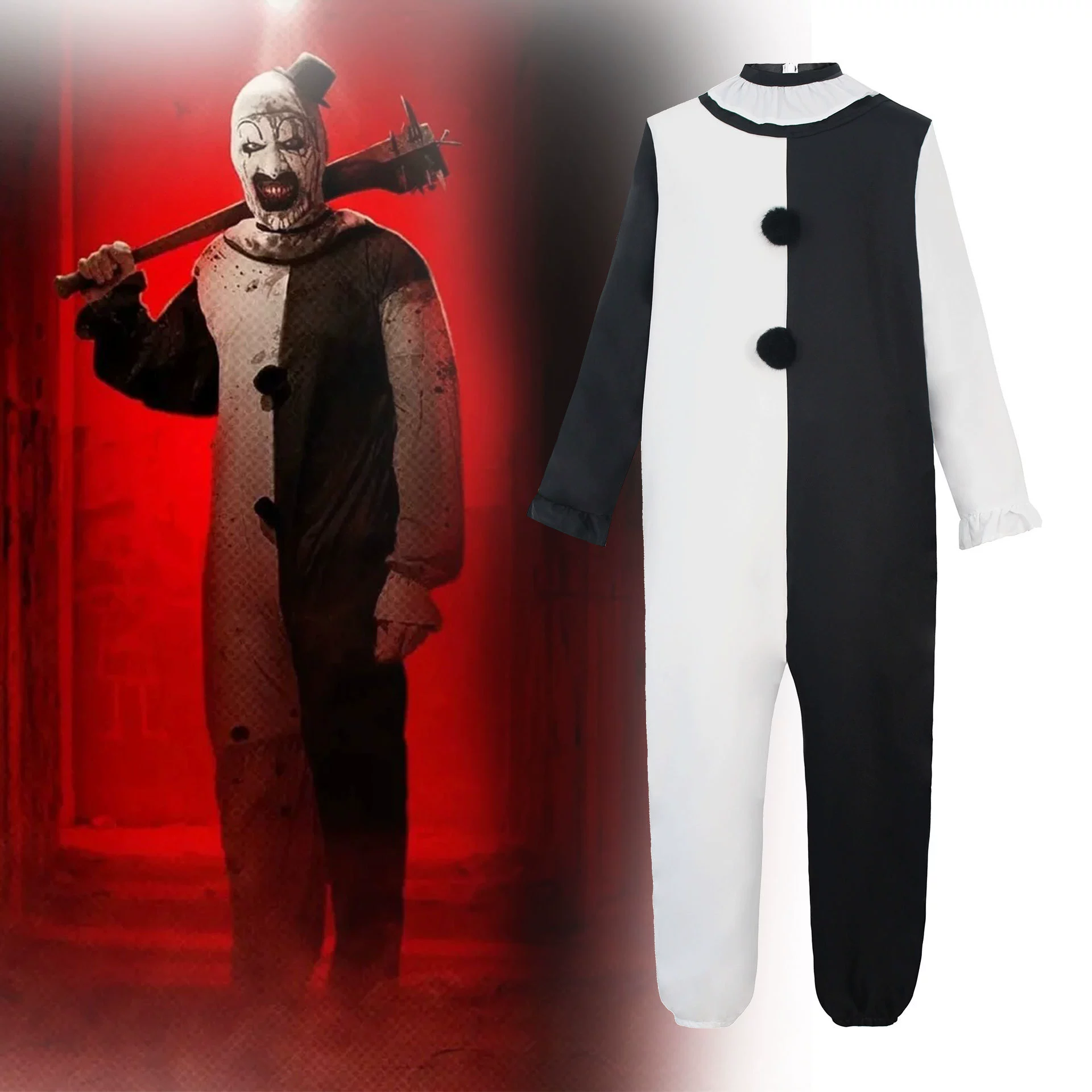 Хэллоуин фильм ужасов ломает душу клоун 2косплей костюм мужской мастер Арт