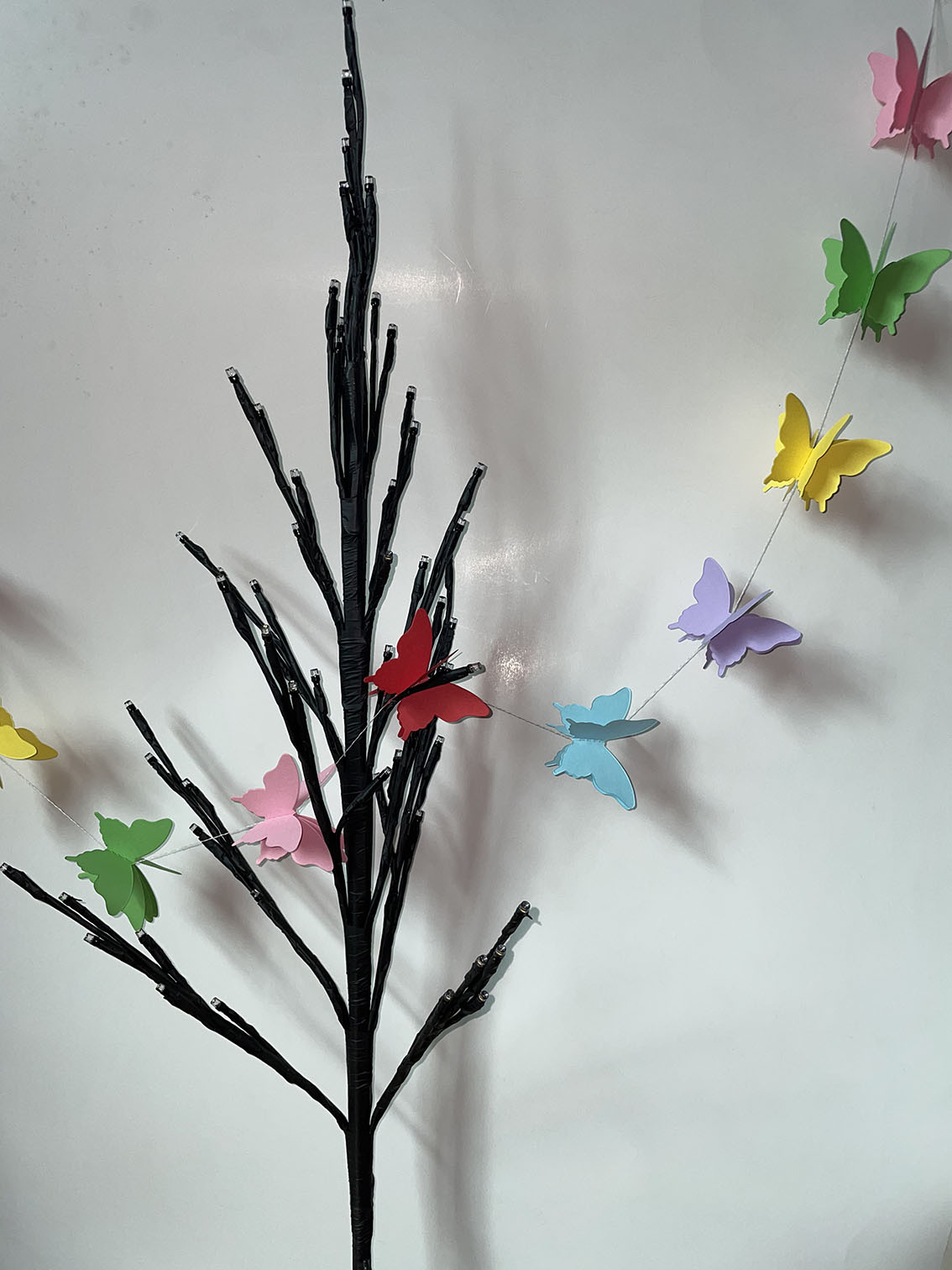 Butterfly Pattern Birthday Butterfly Paper Party Decorative Props